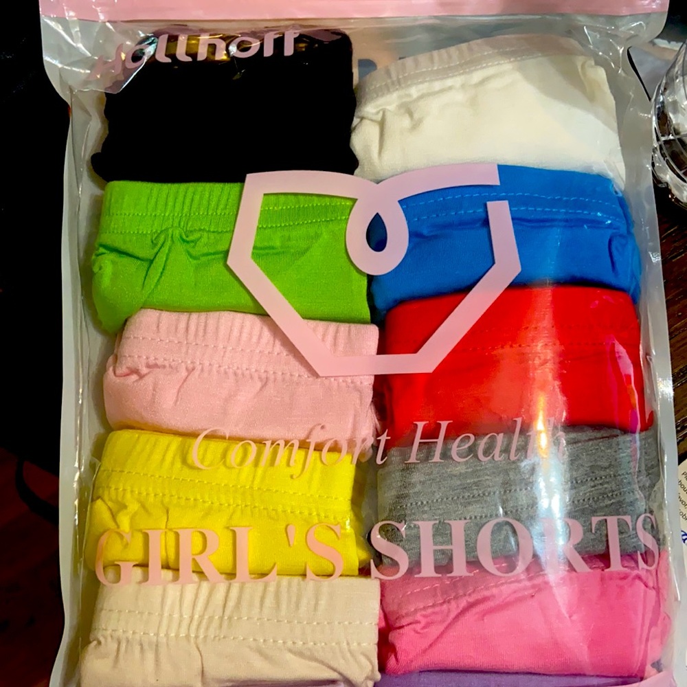 BNWT 6/7 Girls Shorts multipack multicolor